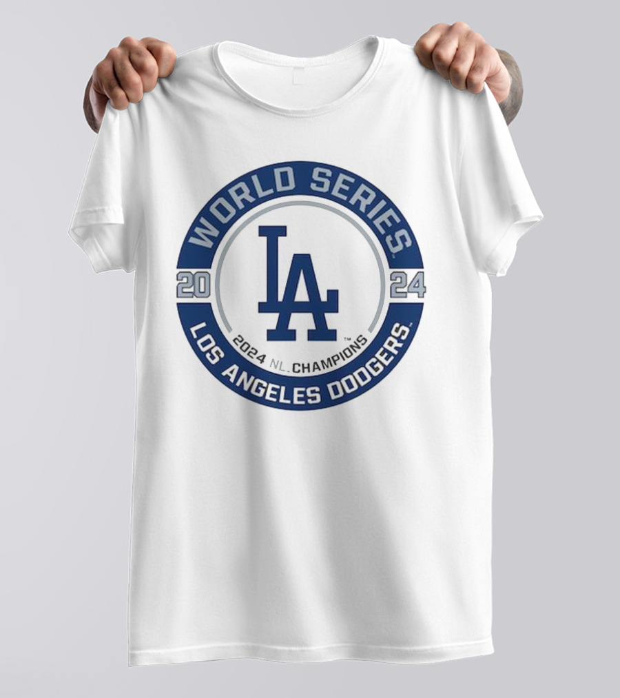 Los Angeles Dodgers 2024 NL Champions World Series T-Shirt