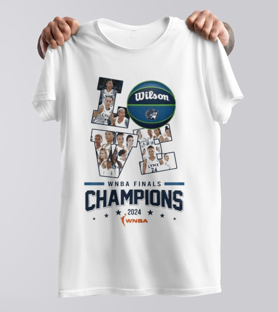 Love Minnesota Lynx WNBA Finals Champions T-Shirt