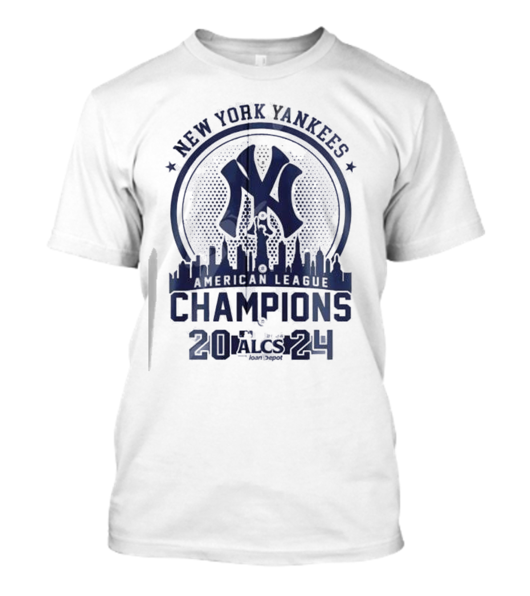 New York Yankees 2024 ALCS American League Champions Skyline T-Shirt