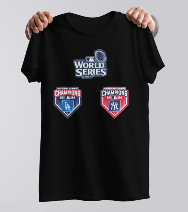 World Series 2024 Champions Los Angeles Dodgers Vs. New York Yankees T-Shirt