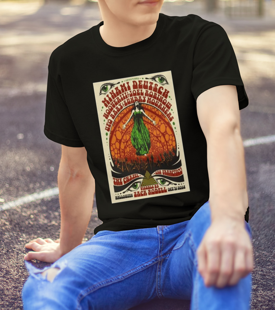 Minami Deutsch Hooveriii Joel Robinson Helios's Sunday Mourners The Chapel San Francisco Halloween Event By Zack Rodell Oct 31 T-Shirt