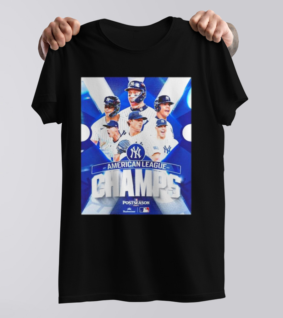 New York Yankees American League Champs Postseason T-Shirt