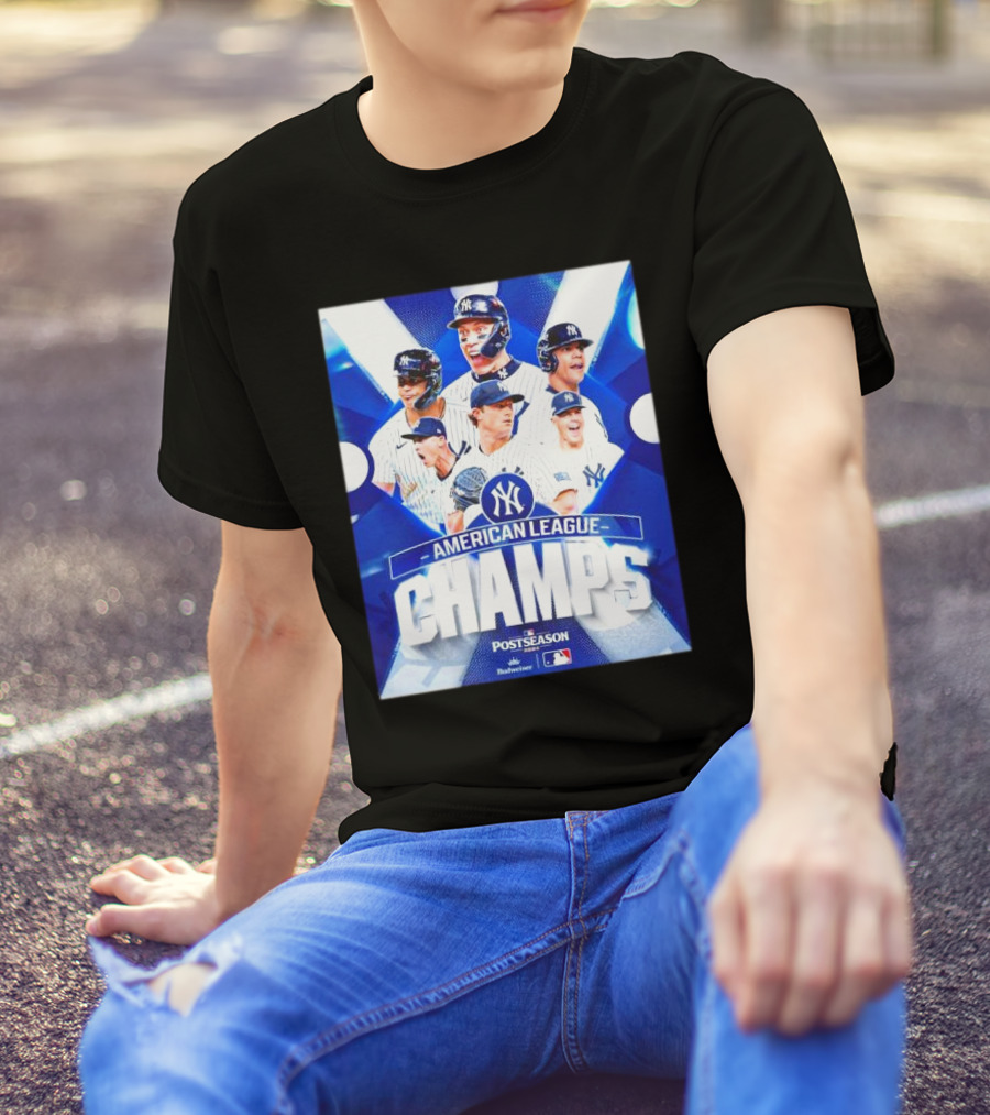 New York Yankees American League Champs Postseason T-Shirt