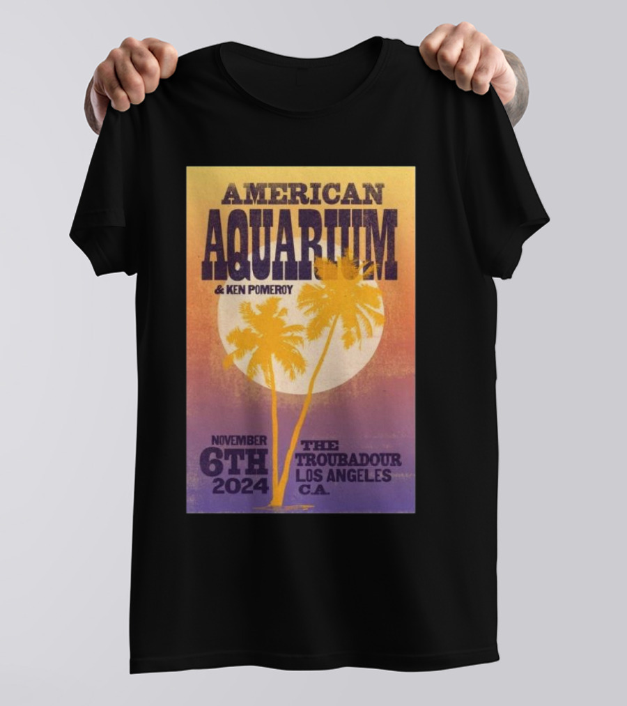 American Aquarium And Ken Pomeroy At The Troubadour Los Angeles CA November 6th T-Shirt