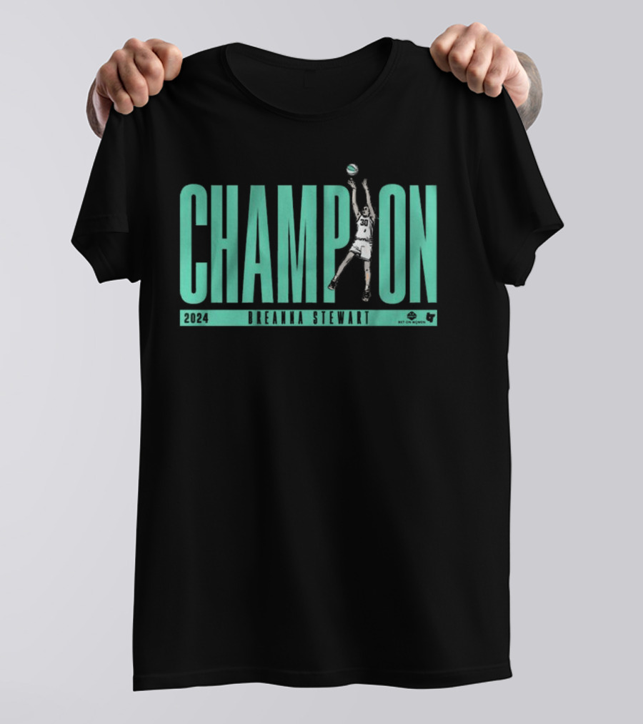 CHAMPION 2024 Breanna Stewart New York Liberty T-Shirt