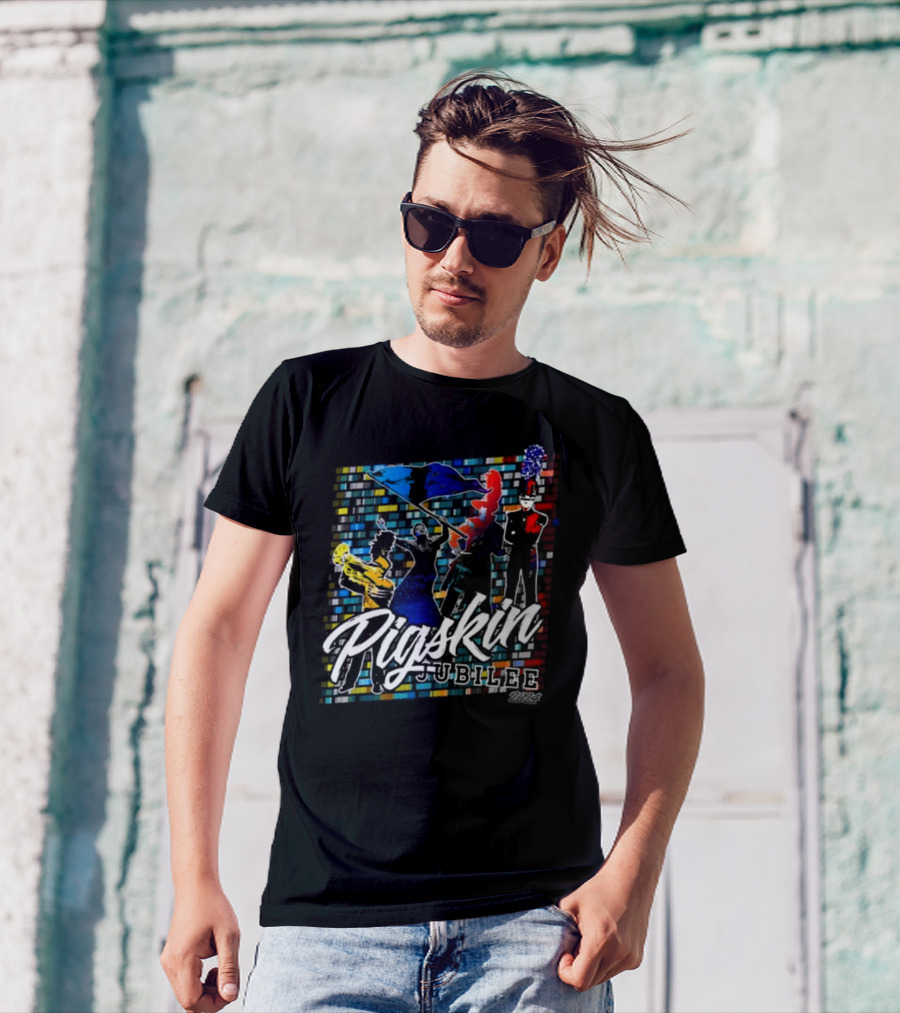 Pigskin Jubilee Marching Band Celebration T-Shirt