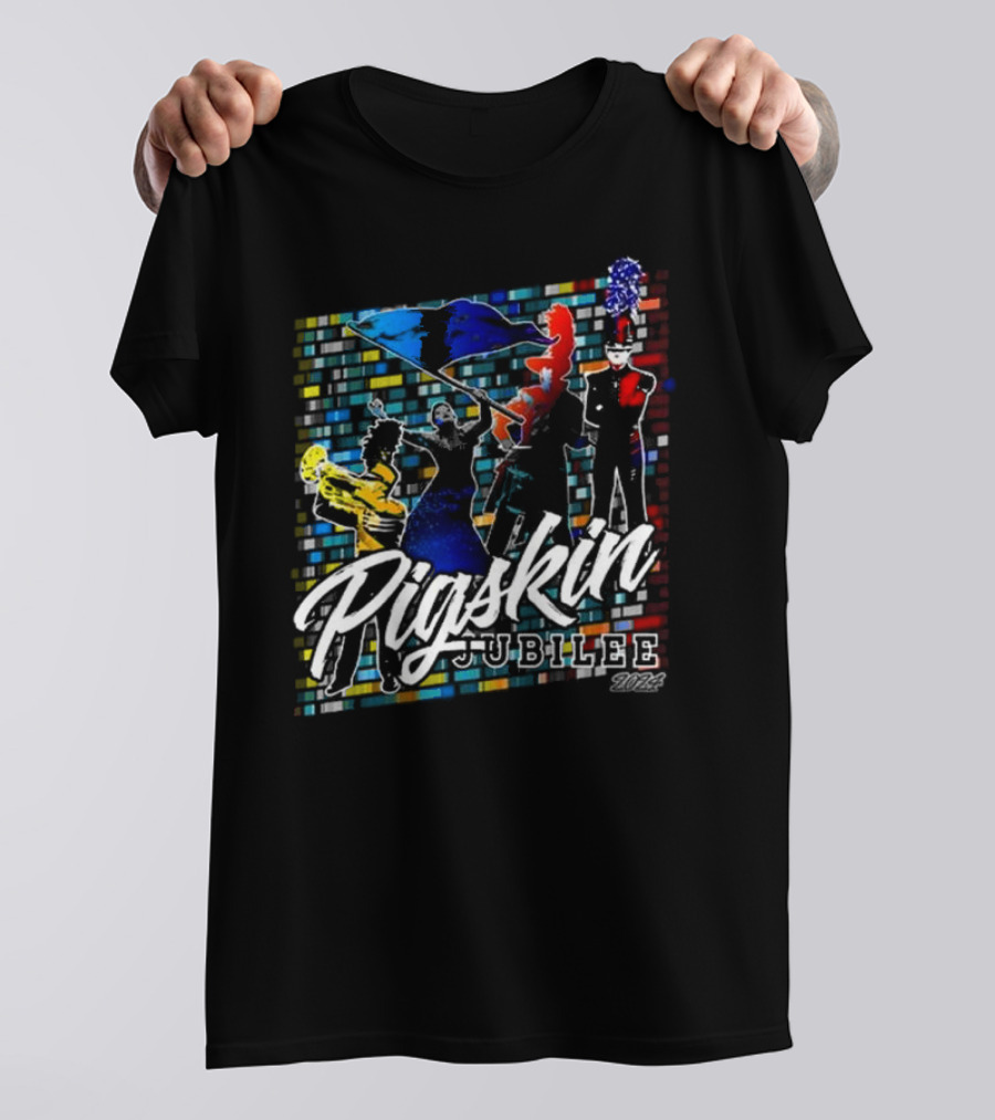 Pigskin Jubilee Marching Band Celebration T-Shirt