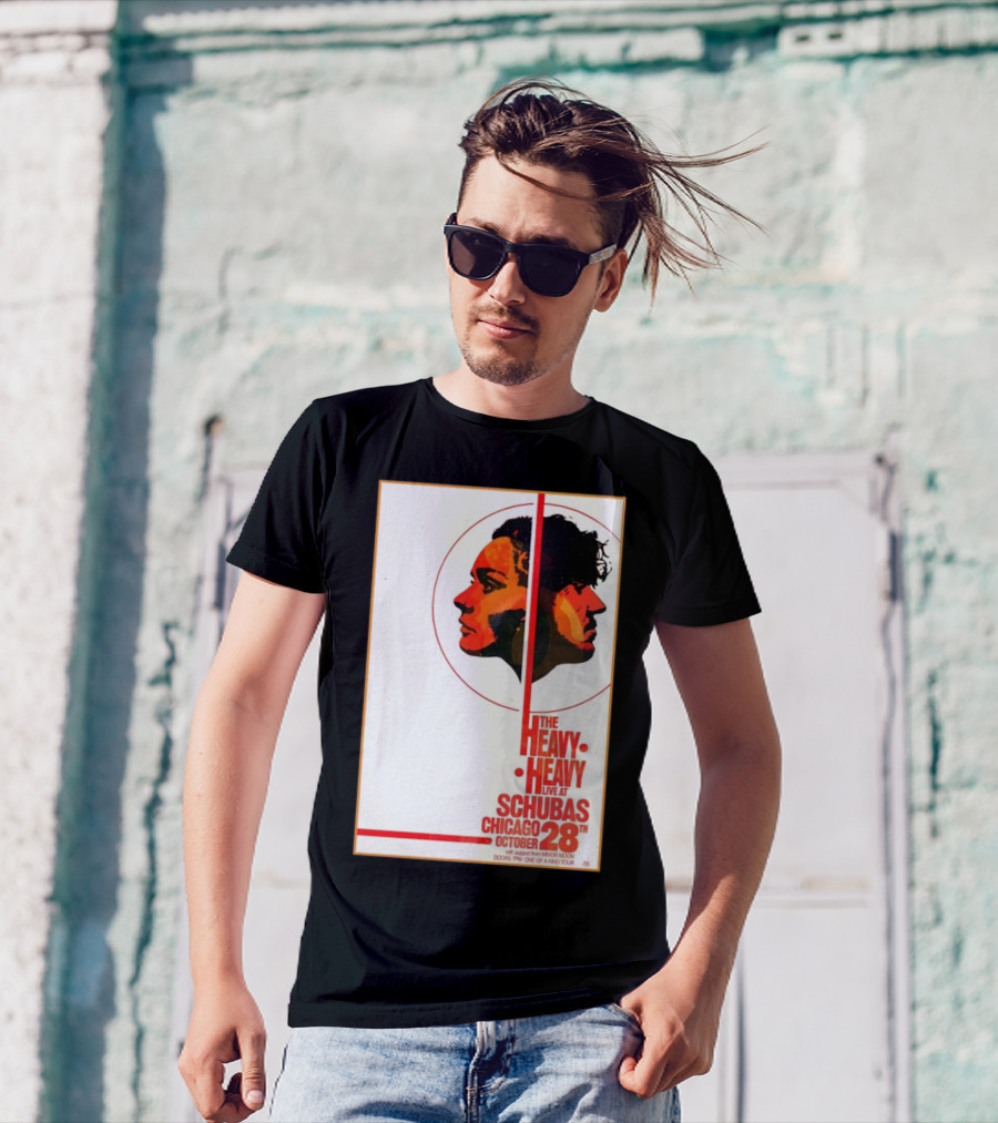 The Heavy Heavy Live At Schubas Chicago October 28th 2024 Tour T-Shirt