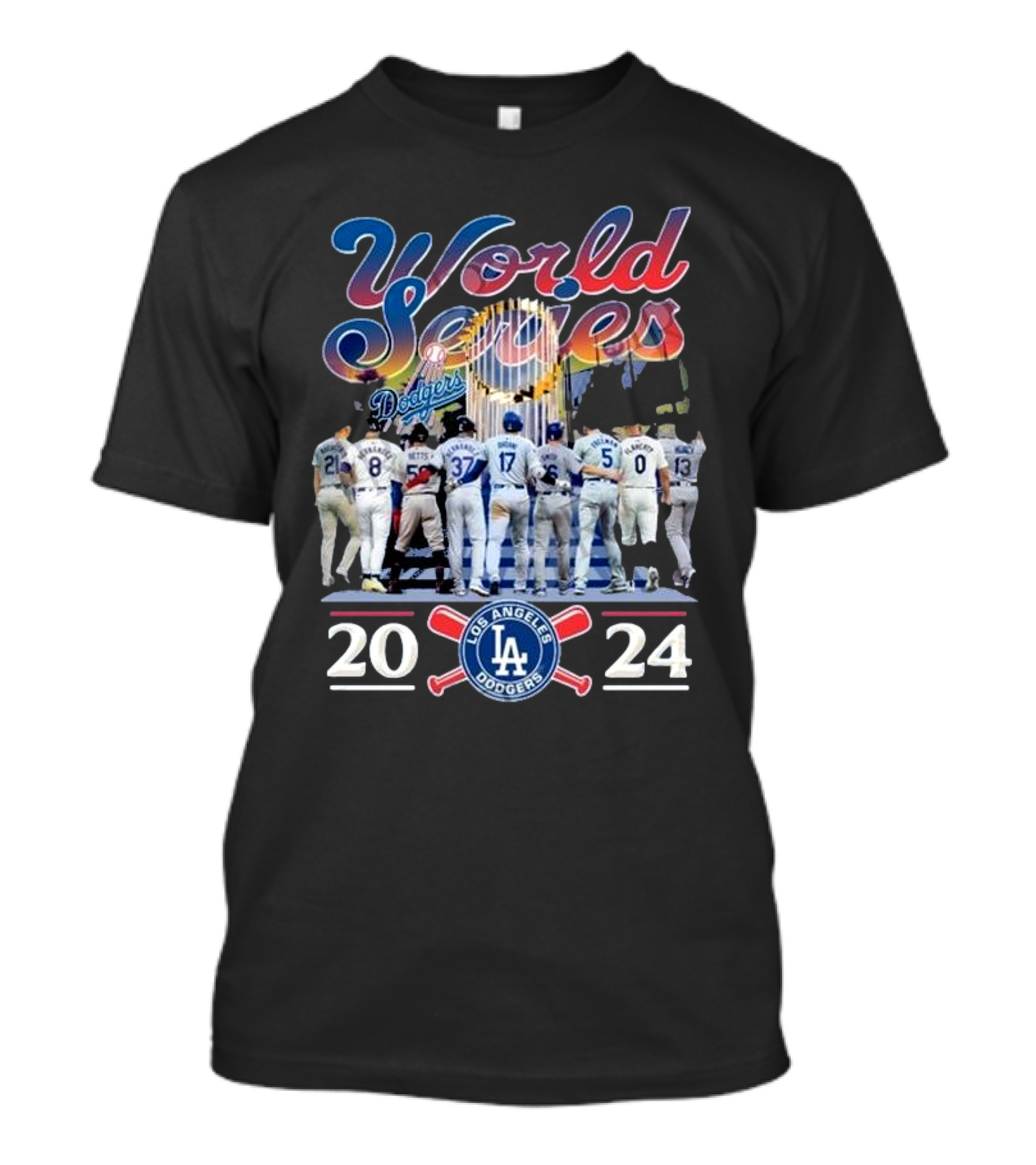 Los Angeles Dodgers 2024 World Series Players T-Shirt