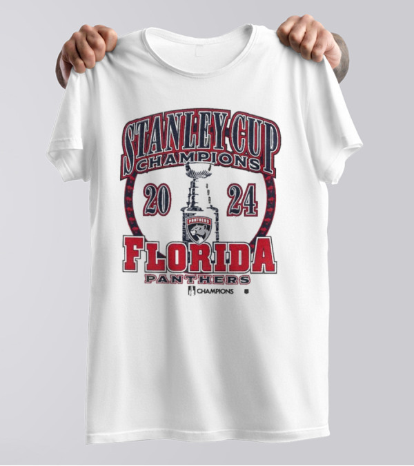 Florida Panthers Stanley Cup Champions 2024 Retro T-Shirt