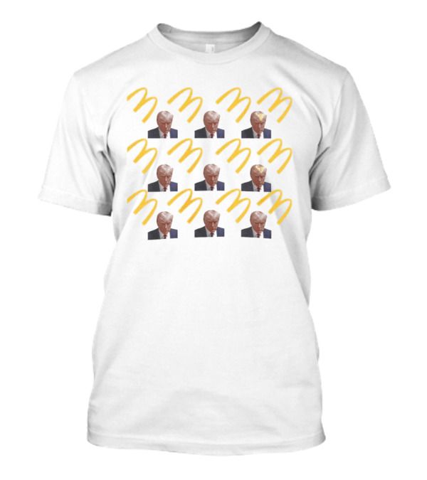 Trump McDonald's Parody Collab Emojis T-Shirt