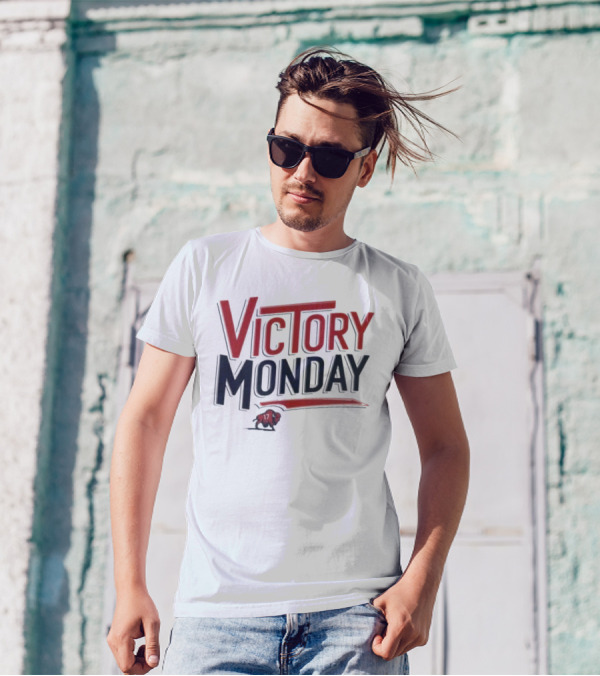 Victory Monday Buffalo Bills Josh Allen 17 Buffalo Football T-Shirt