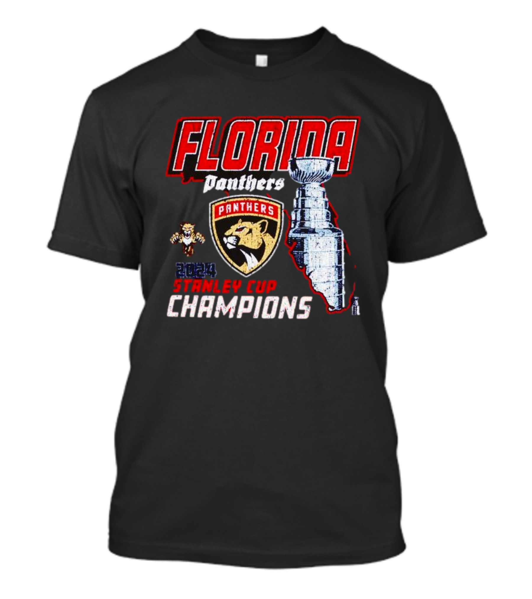 Florida Panthers 2024 Stanley Cup Champions T-Shirt