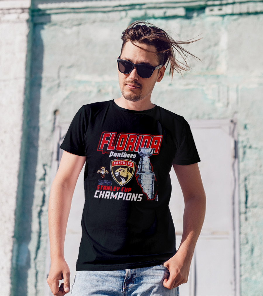 Florida Panthers 2024 Stanley Cup Champions T-Shirt