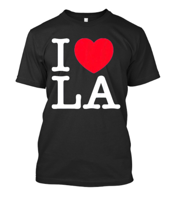 I Love LA Baseball Los Angeles Dodgers T-Shirt