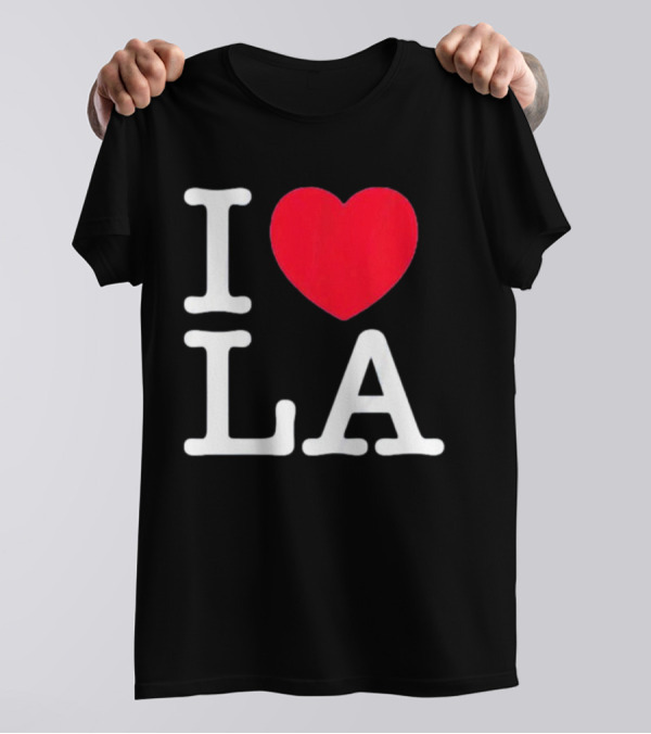 I Love LA Baseball Los Angeles Dodgers T-Shirt