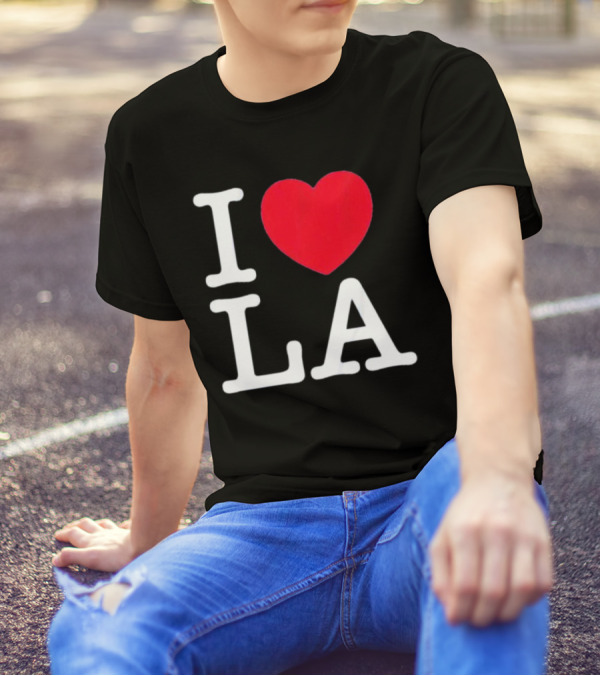 I Love LA Baseball Los Angeles Dodgers T-Shirt