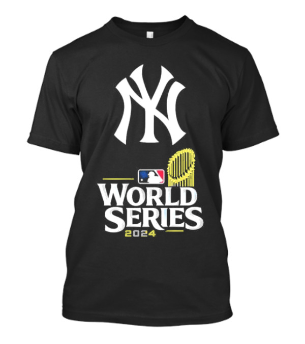 New York Yankees MLB World Series 2024 Trophy T-Shirt