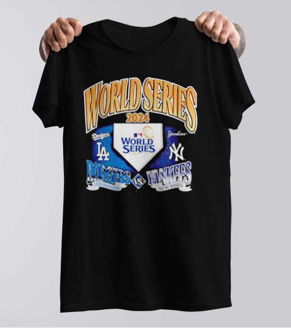 World Series 2024 Dodgers Los Angeles Vs Yankees New York T-Shirt