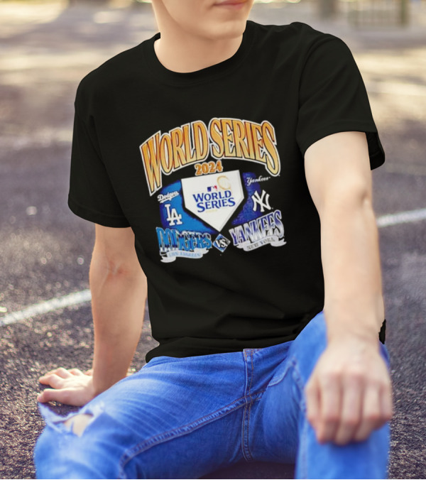 World Series 2024 Dodgers Los Angeles Vs Yankees New York T-Shirt