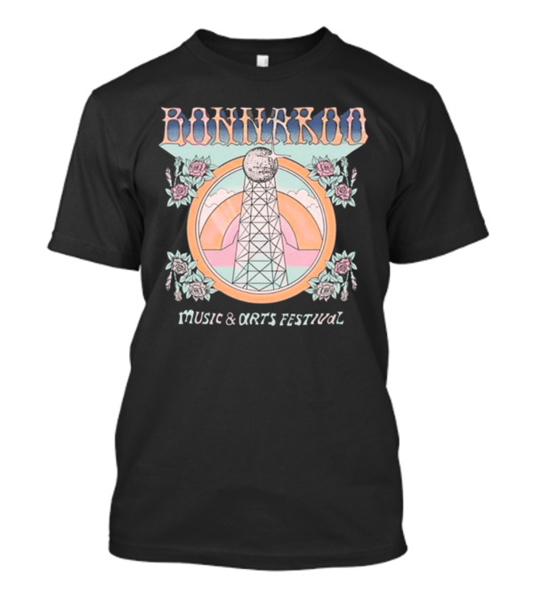 Bonnaroo Music And Arts Festival 2024 Sunrise Tower Roses T-Shirt
