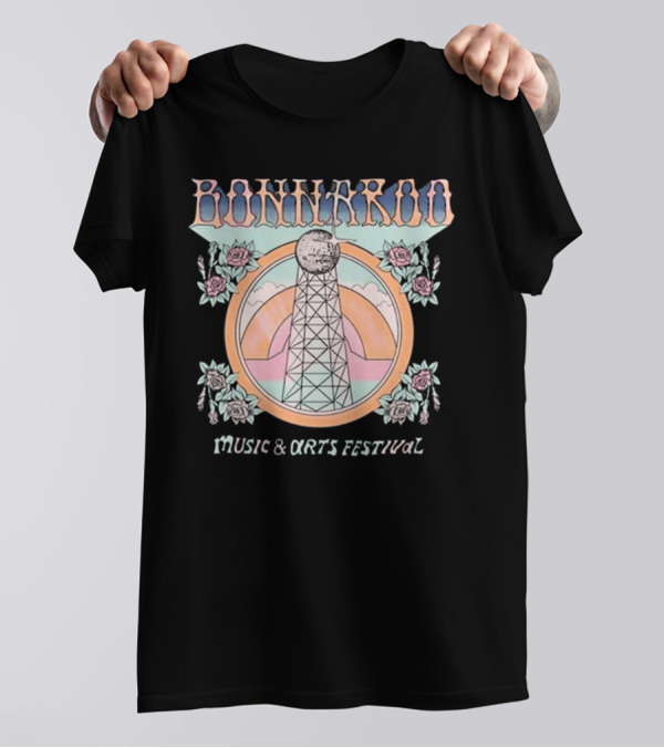 Bonnaroo Music And Arts Festival 2024 Sunrise Tower Roses T-Shirt
