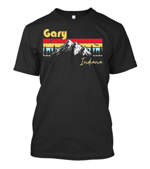Gary Indiana Spooky Pete Joseph Hometown Roots Mountain Sunset T-Shirt
