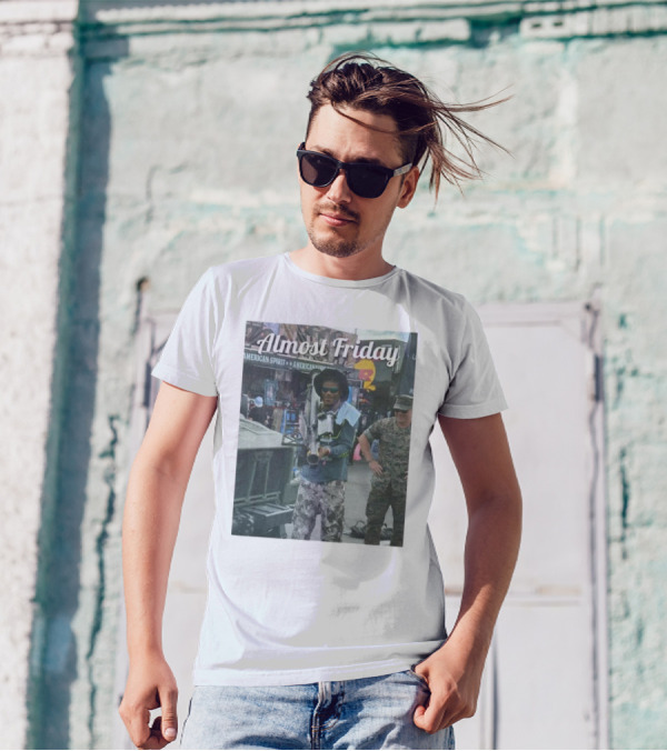 Almost Friday Military Style Rocket Launcher Urban Scene T-Shirt