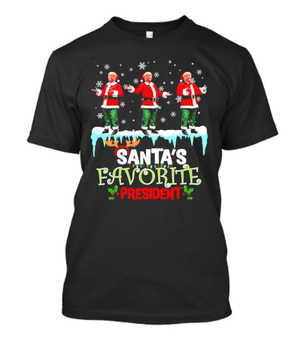 Santa's Favorite President Christmas Trump T-Shirt