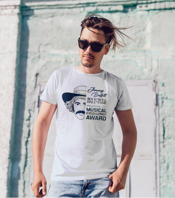 Jimmy Buffett 2024 Rock And Roll Hall Of Fame Induction Musical Excellence Award T-Shirt