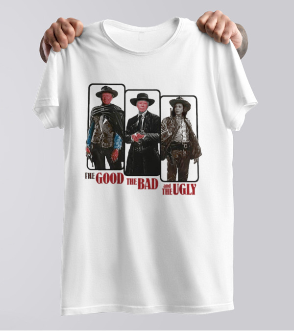 The Good The Bad And The Ugly Trump Biden Harris T-Shirt