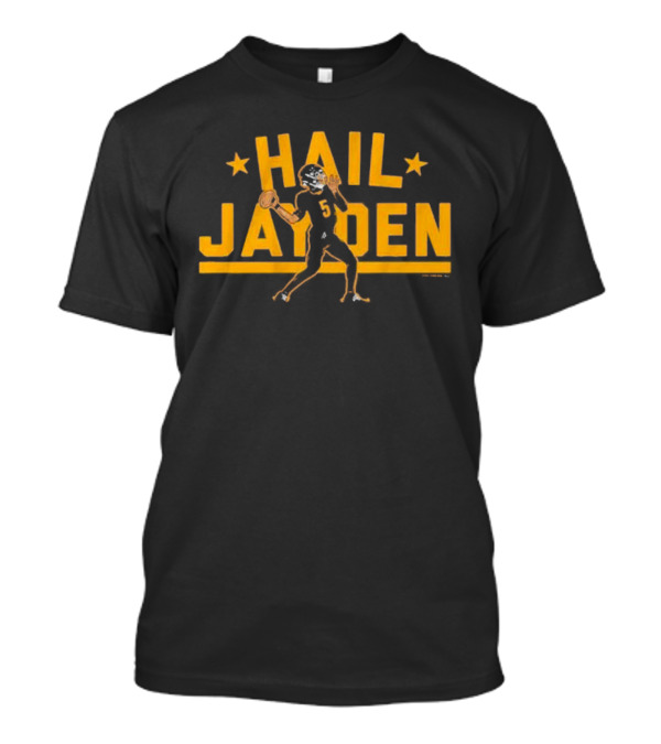 Hail Jayden Daniels Football Washington Commanders T-Shirt