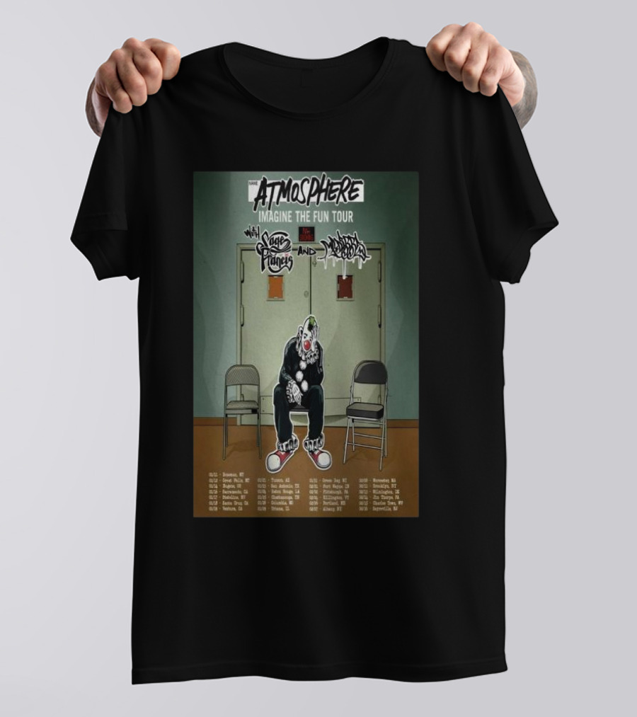 Atmosphere Imagine The Fun Tour 2025 With Hays Teenies And Katmosn T-Shirt