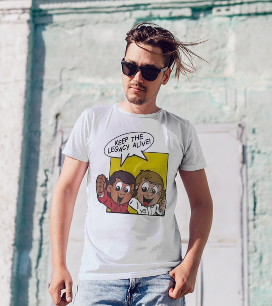 KEEP THE LEGACY ALIVE Boys Characters Speech Bubble T-Shirt