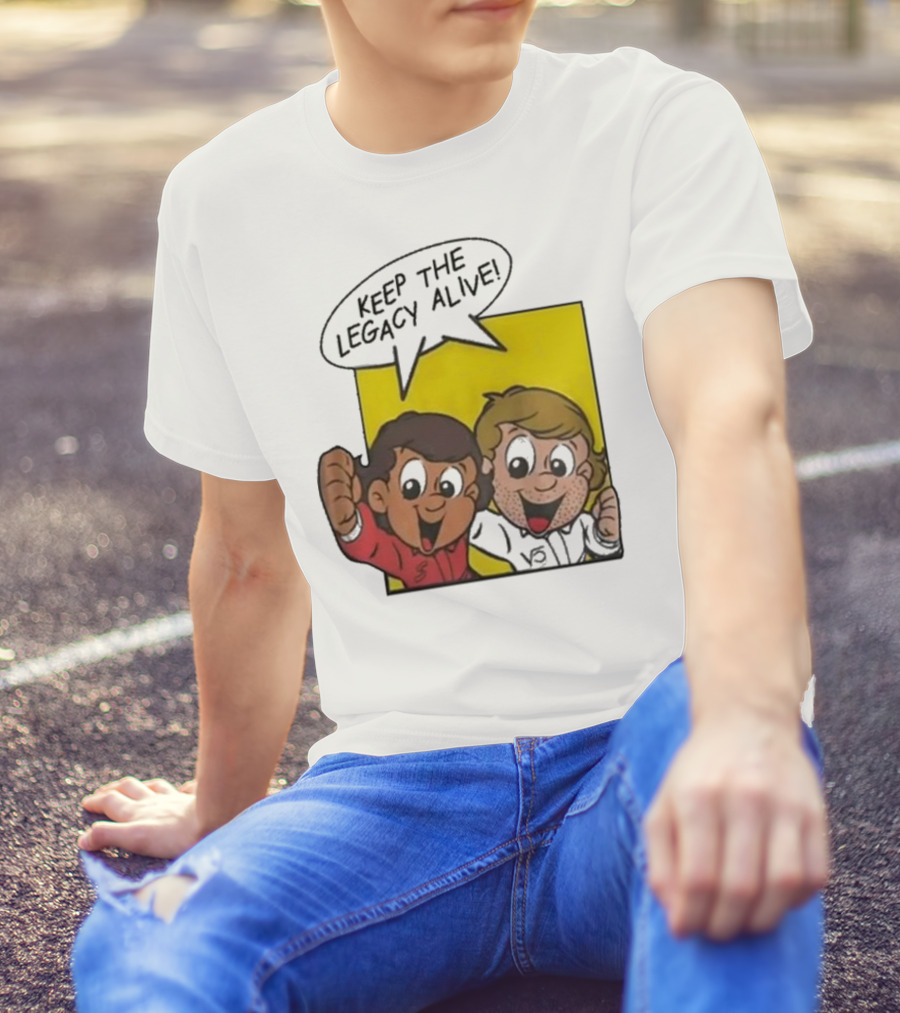 KEEP THE LEGACY ALIVE Boys Characters Speech Bubble T-Shirt
