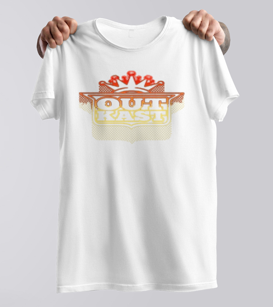 Outkast Gradient Crown Gold Dot T-Shirt
