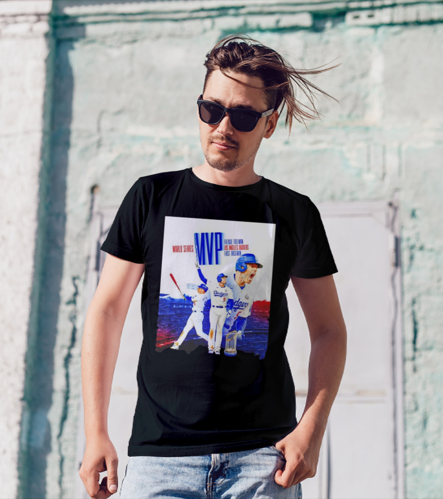 World Series MVP 2024 Freddie Freeman LA Dodgers First Baseman T-Shirt