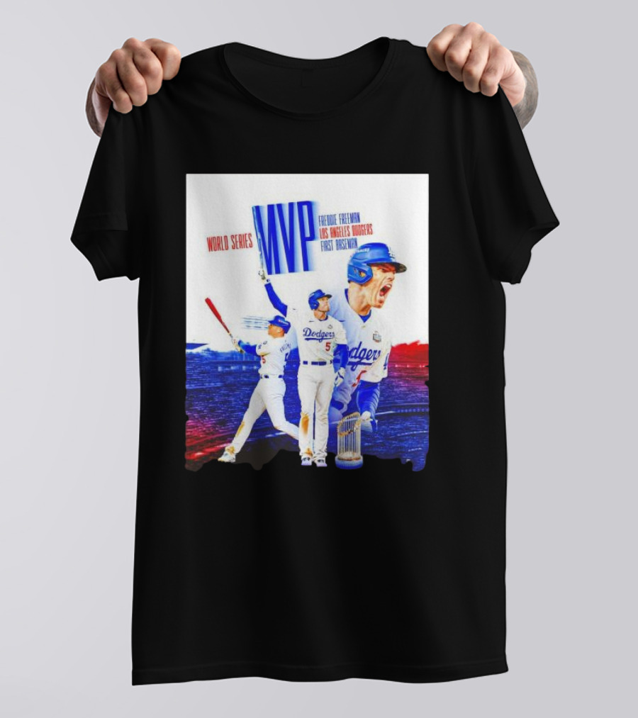 World Series MVP 2024 Freddie Freeman LA Dodgers First Baseman T-Shirt