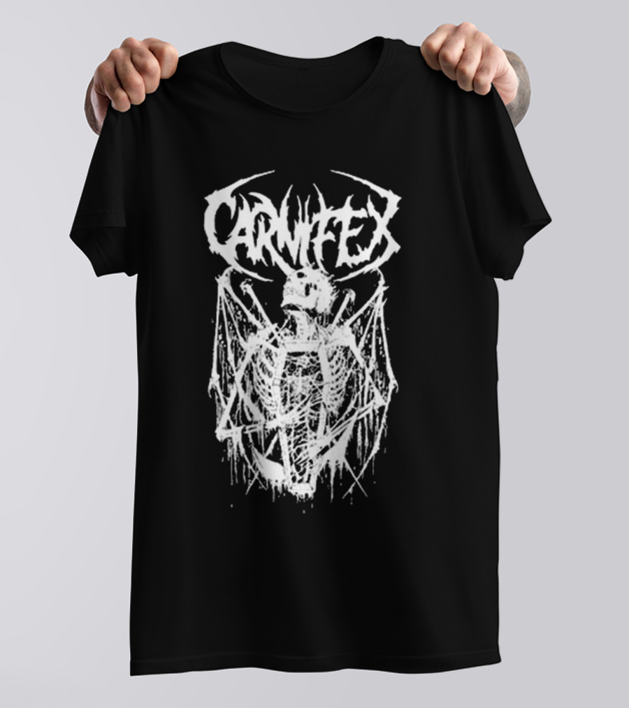 Carnifex Skeletal Coffin Wings T-Shirt