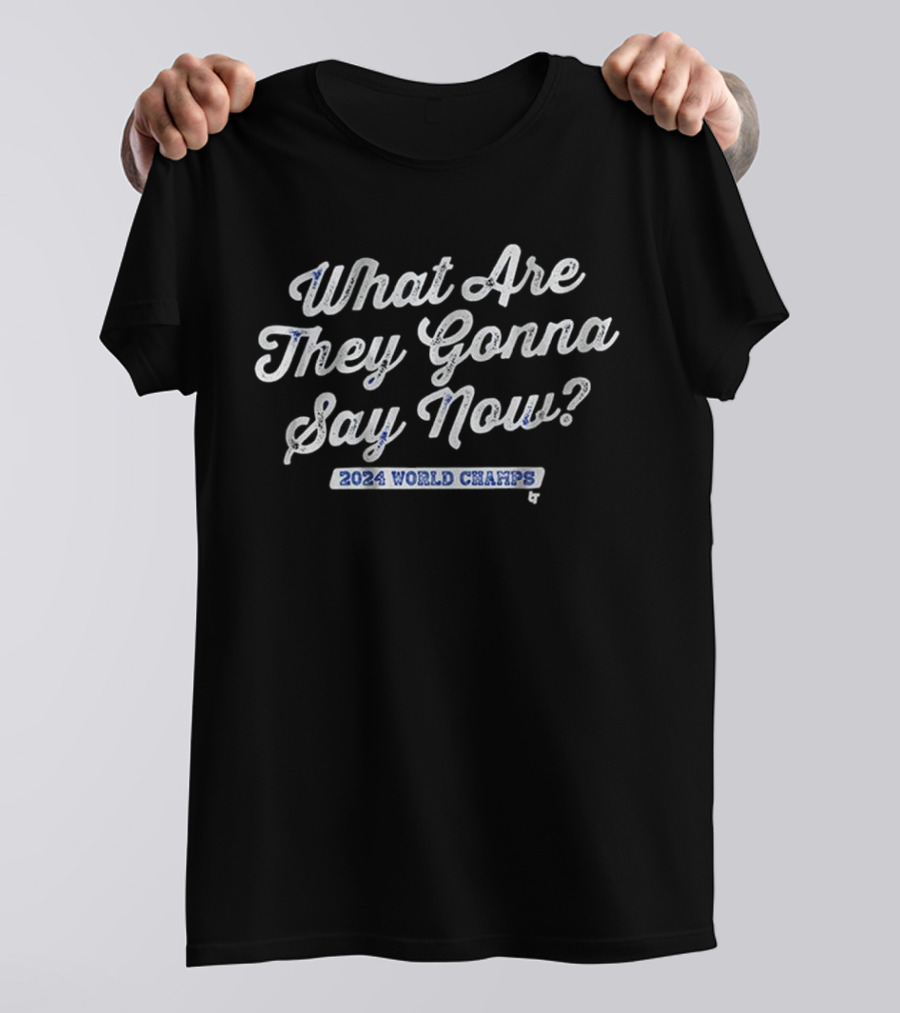 Los Angeles Baseball What Are They Gonna Say Now 2024 World Champs T-Shirt