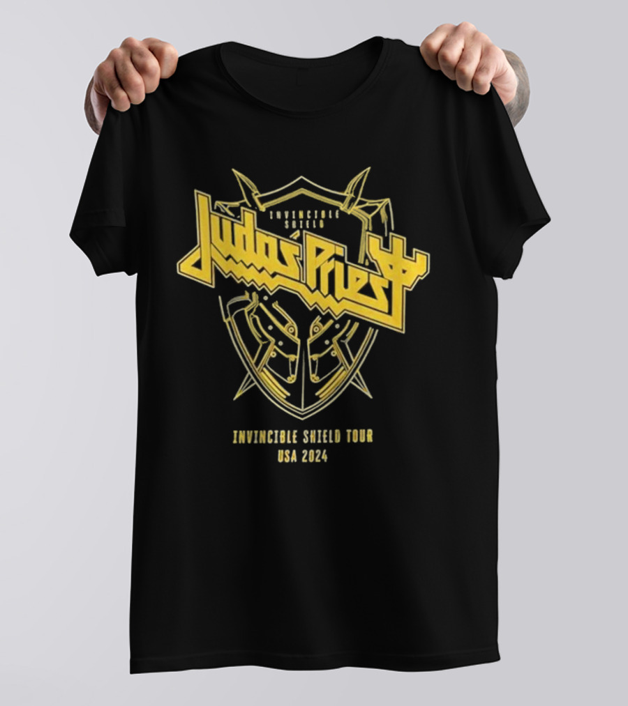 Judas Priest Invincible Shield Tour USA T-Shirt