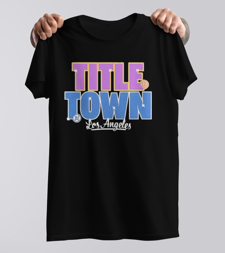 Title Town Los Angeles Dodgers World Champs T-Shirt