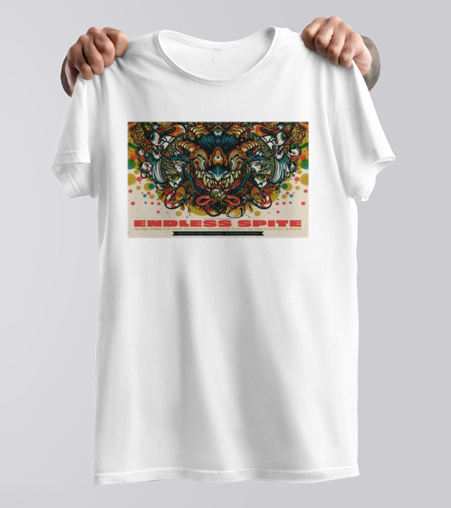 Endless Spite Live At Kirkgate Centre Shipley UK Dec 7 2024 Psychedelic T-Shirt