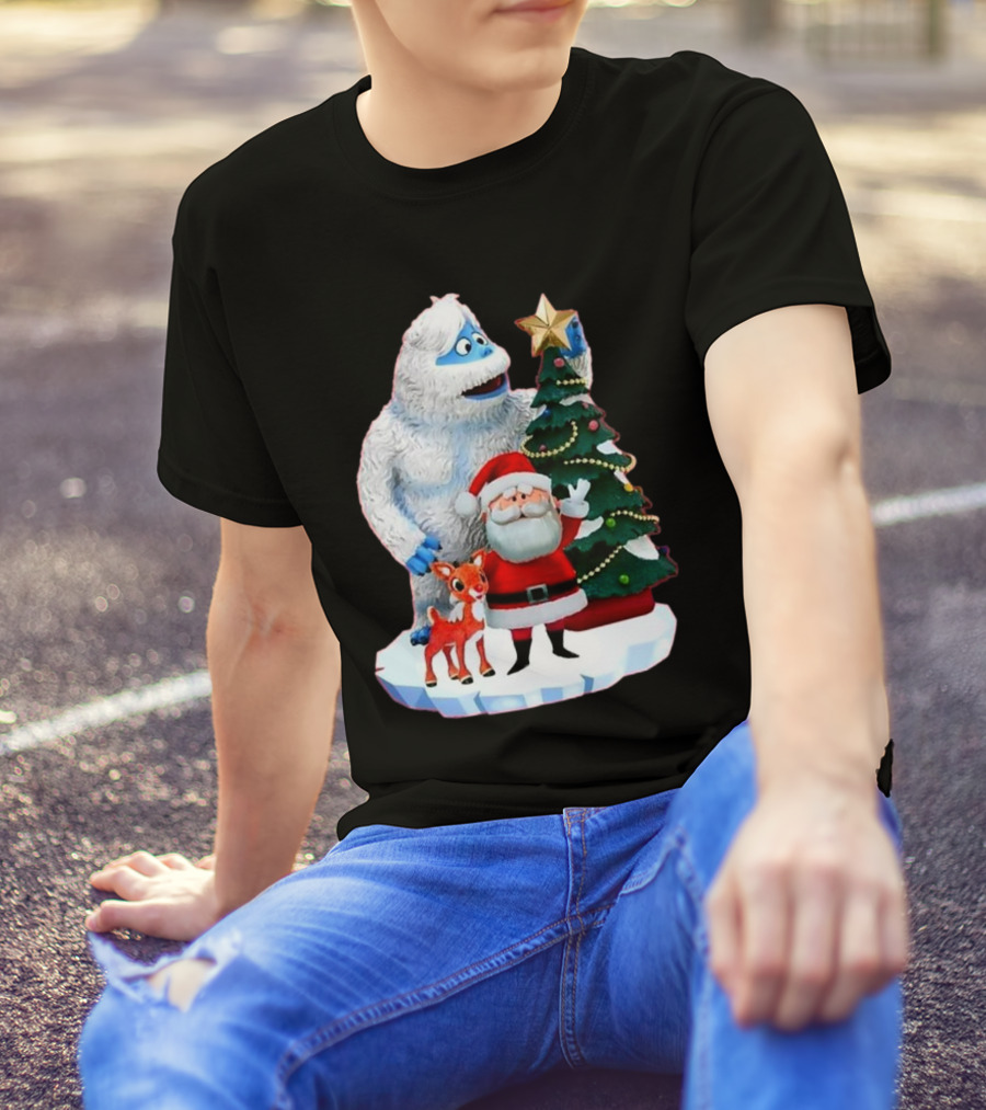 Bumble Rudolph Santa Christmas Tree Exclusive Rudolph The Red Nosed Reindeer T-Shirt
