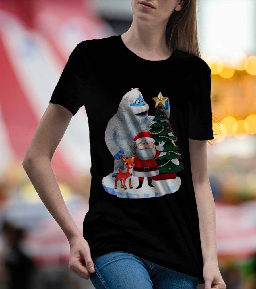 Bumble Rudolph Santa Christmas Tree Exclusive Rudolph The Red Nosed Reindeer T-Shirt