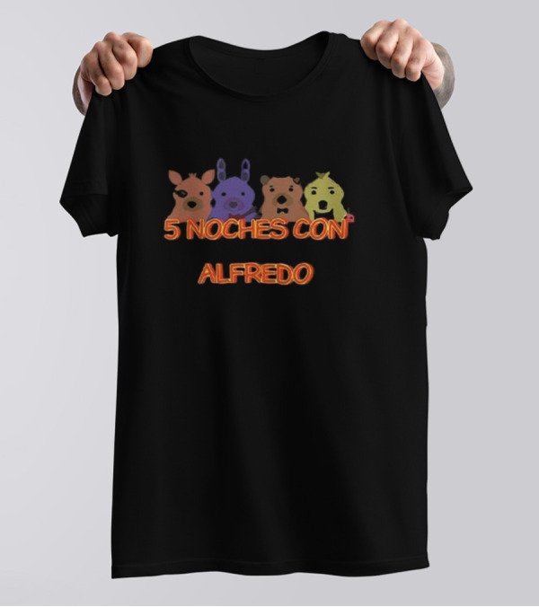 5 Noches Con Alfredo Five Nights At Freddy’s Character T-Shirt