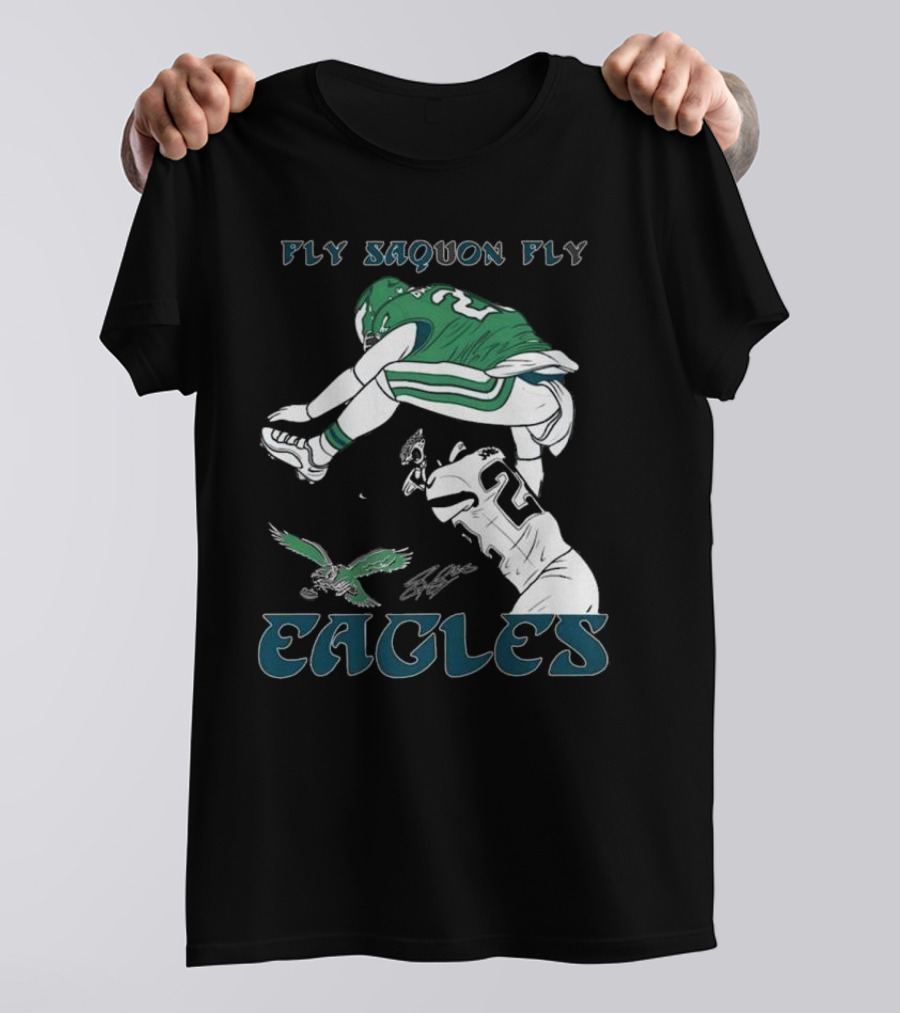 Fly Saquon Fly Eagles T-Shirt