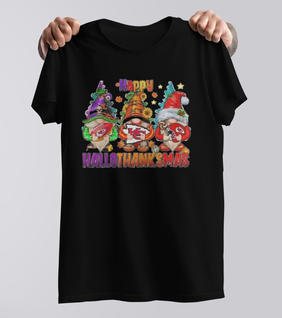 Happy HalloThanksMas Kansas City Chiefs T-Shirt