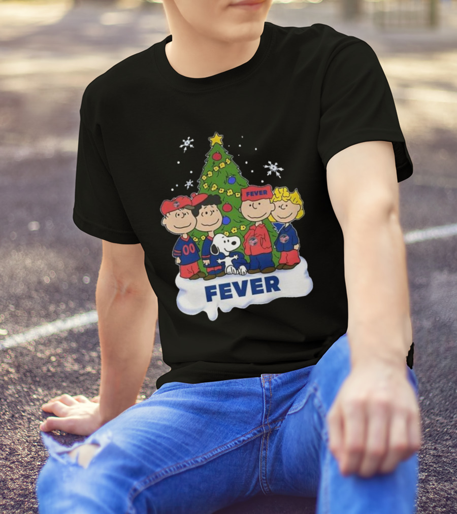 Snoopy And Friends Fever Christmas Tree Celebration T-Shirt