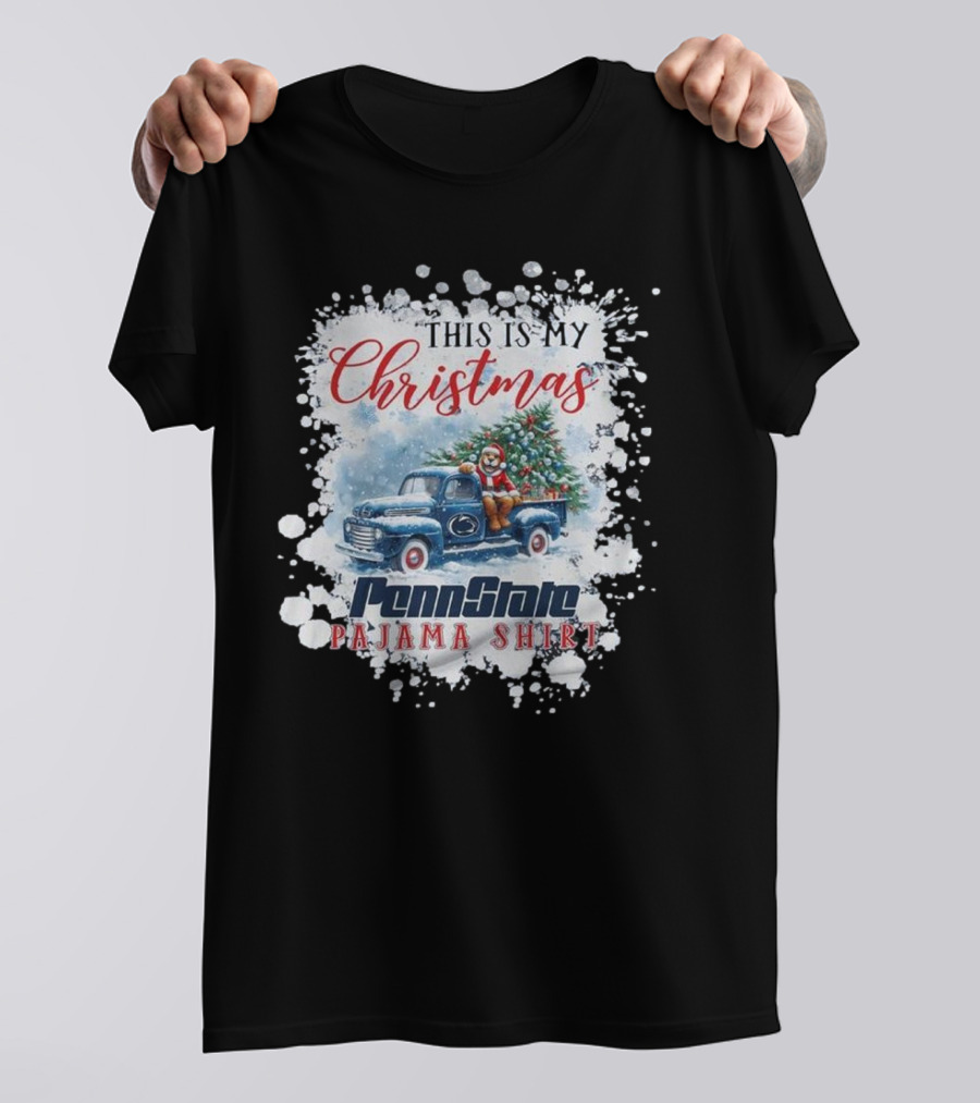 This Is My Christmas Penn State Pajama Shirt T-Shirt